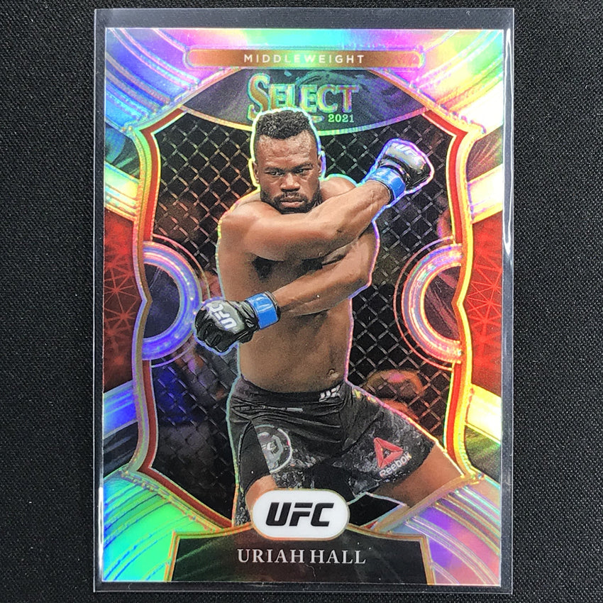 2021 Select Uriah Hall Concourse Silver Prizm No 13
