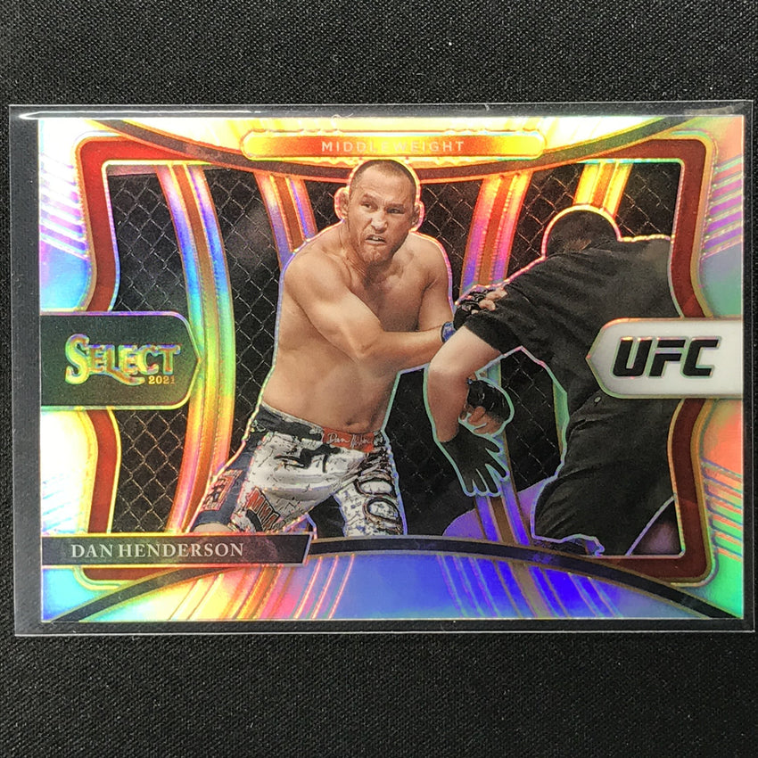 2021 Select Dan Henderson Premier Level Silver Prizm No 196
