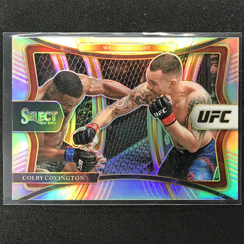 2021 Select Colby Covington Premier Level Silver Prizm No 197