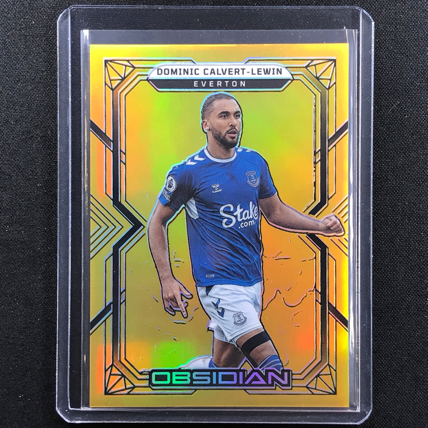 2022-23 Obsidian Dominic Calvert-lewin Base Electric Etch Gold Flood 5/10