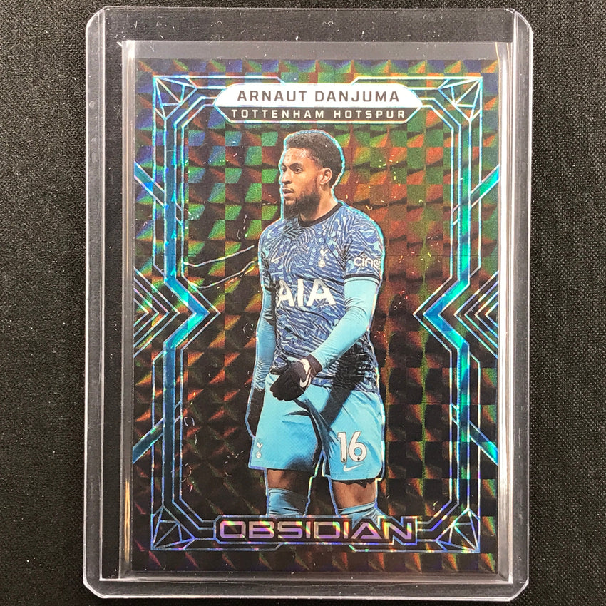 2022-23 Obsidian Arnaut Danjuma Base Electric Etch Platinum Blue Finite 1/1