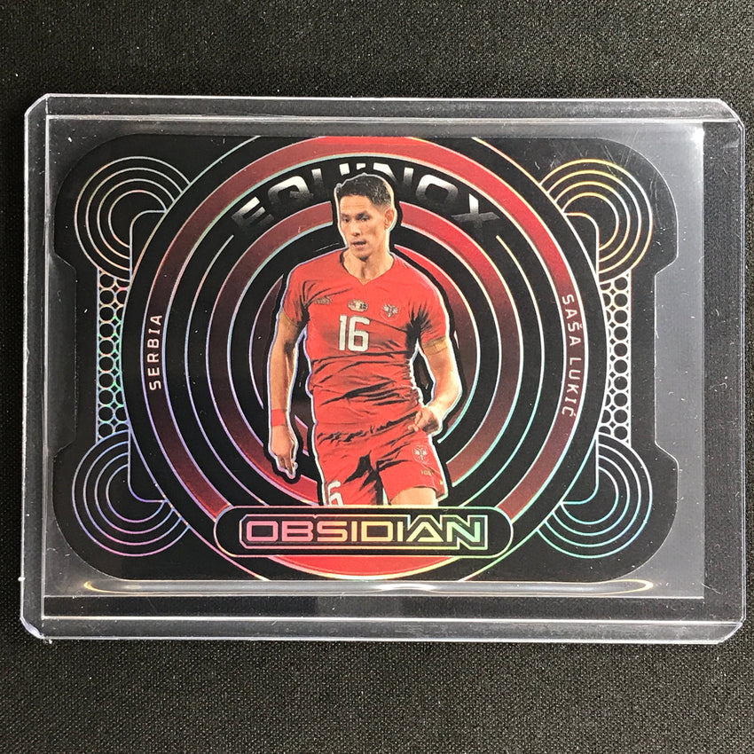 2022-23 Obsidian Sasa Lukic Equinox Die-cut Silver 98/115