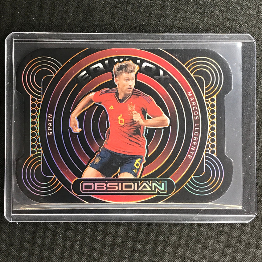 2022-23 Obsidian Marcos Llorente Equinox Die-cut Electric Etch Orange 15/65