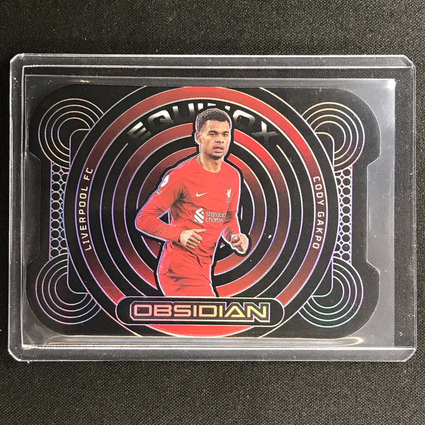 2022-23 Obsidian Cody Gakpo Equinox Die-cut Electric Etch Purple 12/30