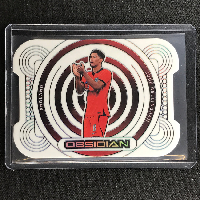 2022-23 Obsidian Jude Bellingham Equinox Die-cut Electric Etch Contra 4/9