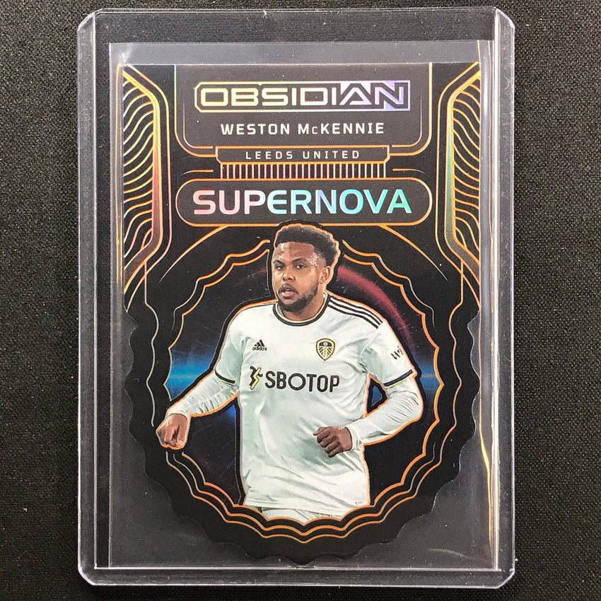 2022-23 Obsidian Weston Mckennie Supernova Die-cut Electric Etch Orange 13/65