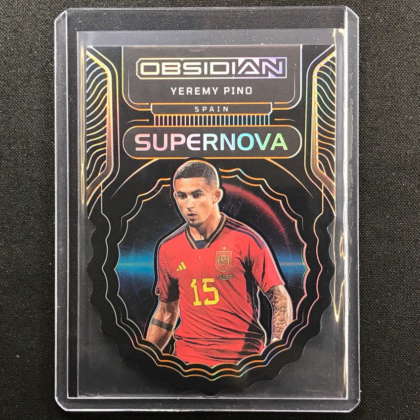 2022-23 Obsidian Yeremy Pino Supernova Die-cut Electric Etch Orange 13/65
