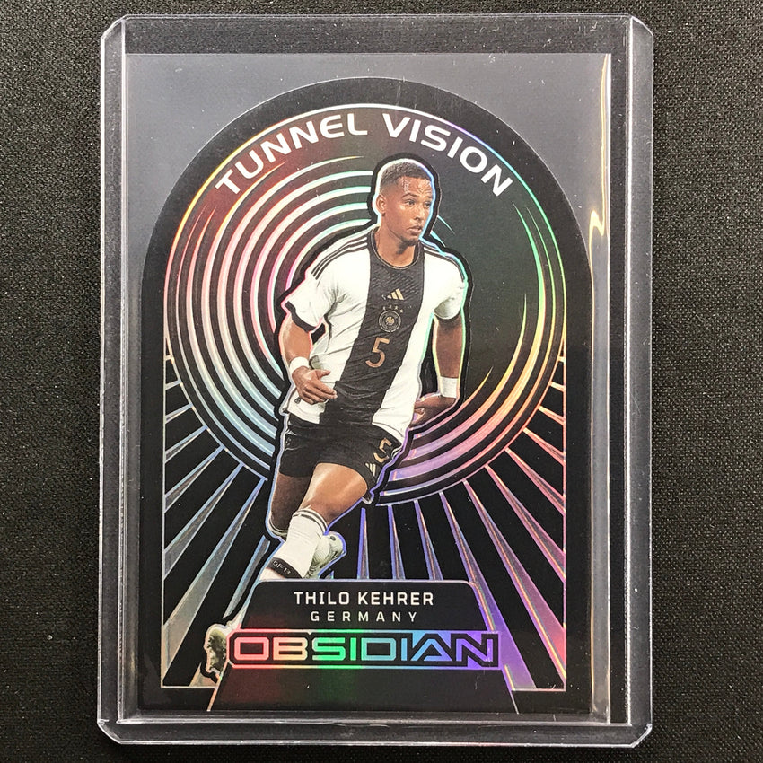 2022-23 Obsidian Thilo Kehrer Tunnel Vision Die-cut Silver 87/115
