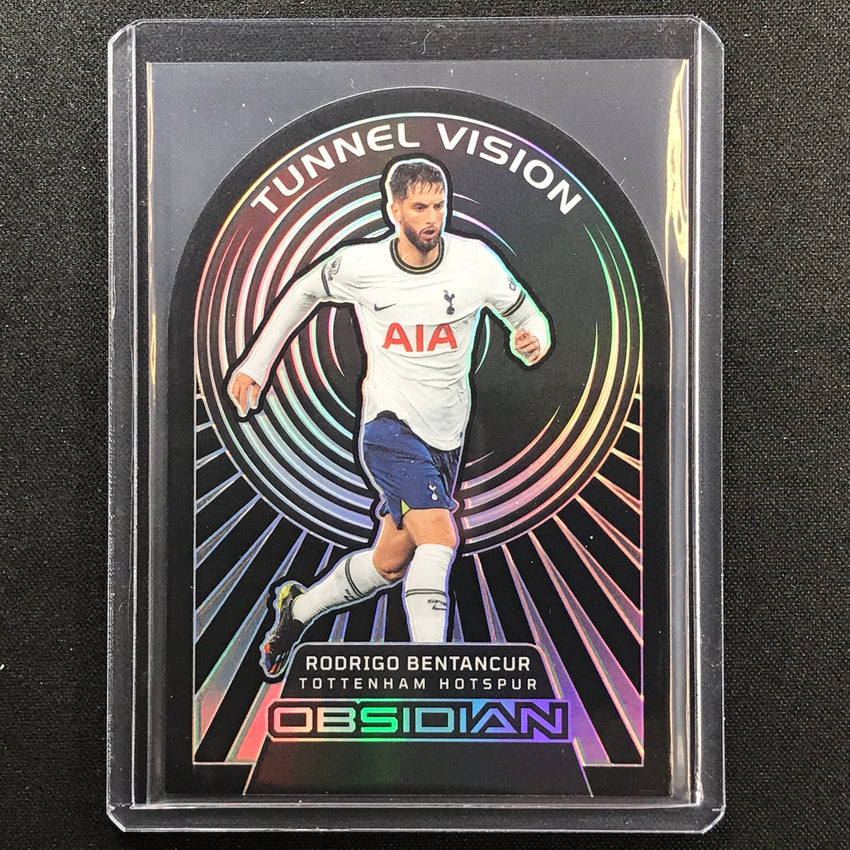 2022-23 Obsidian Rodrigo Bentancur Tunnel Vision Die-cut Silver 87/115
