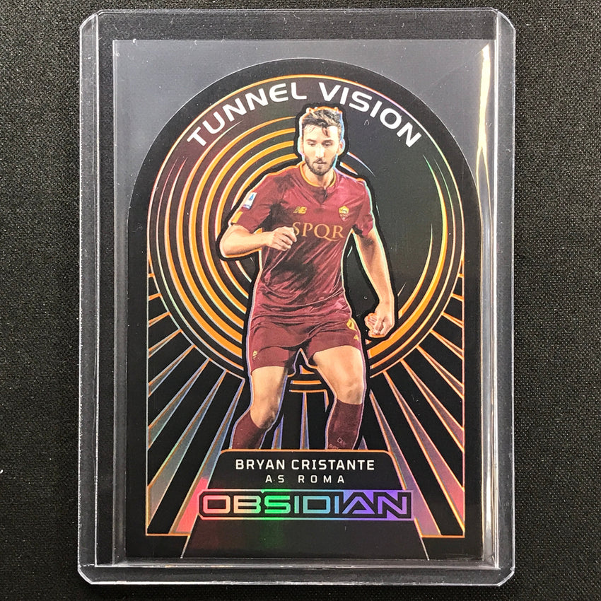 2022-23 Obsidian Bryan Cristante Tunnel Vision Die-cut Electric Orange 58/65