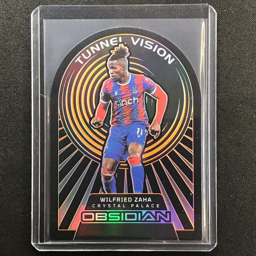 2022-23 Obsidian Wilfried Zaha Tunnel Vision Die-cut Electric Etch Orange 51/65