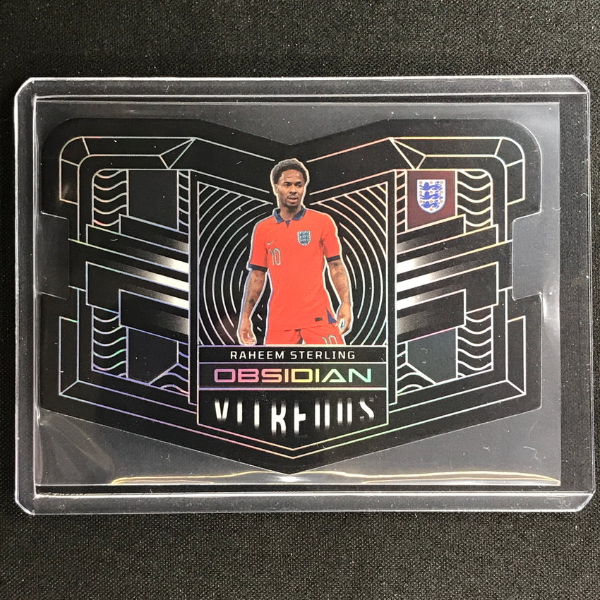 2022-23 Obsidian Raheem Sterling Vitreous Die-cut Silver 94/115