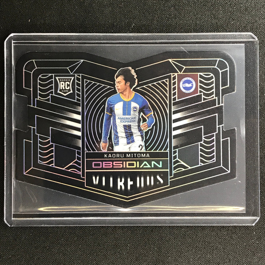 2022-23 Obsidian Kaoru Mitoma Rookie Vitreous Die-cut Silver 6/115