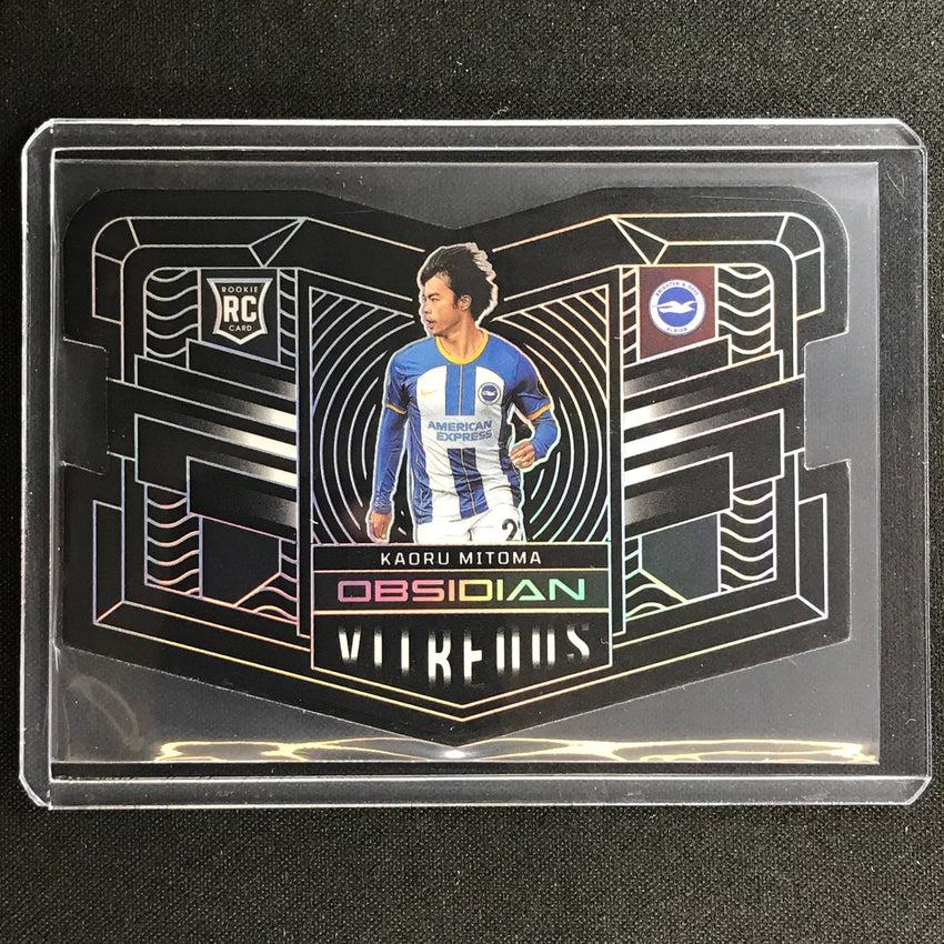 2022-23 Obsidian Kaoru Mitoma Rookie Vitreous Die-cut Silver 52/115