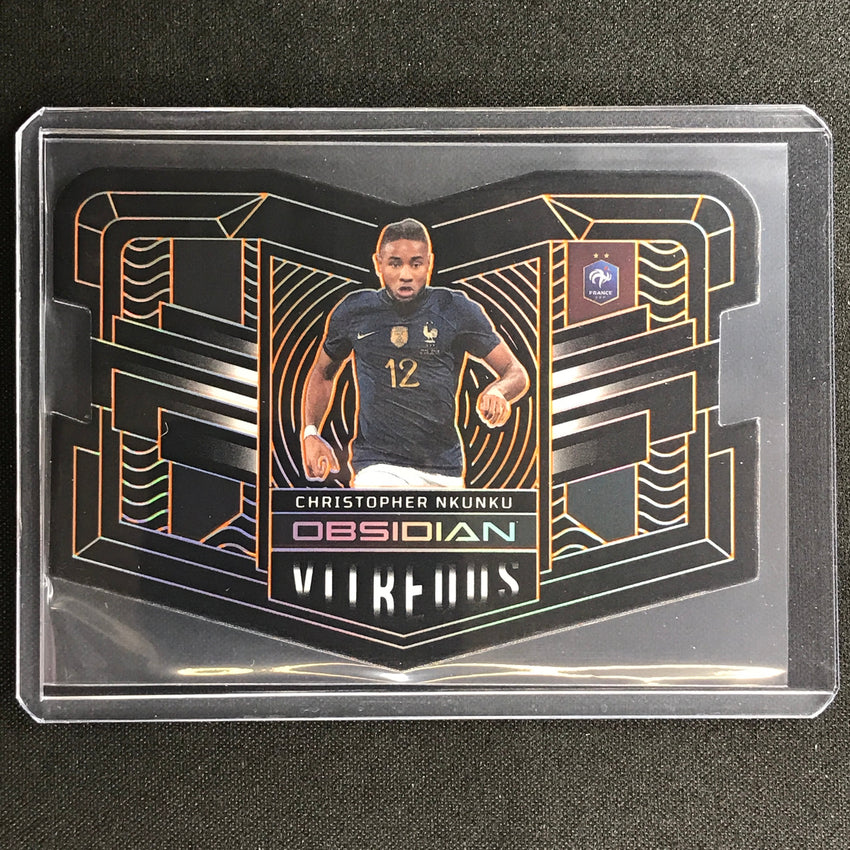 2022-23 Obsidian Christopher Nkunku Vitreous Die-cut Electric Etch Orange 48/65
