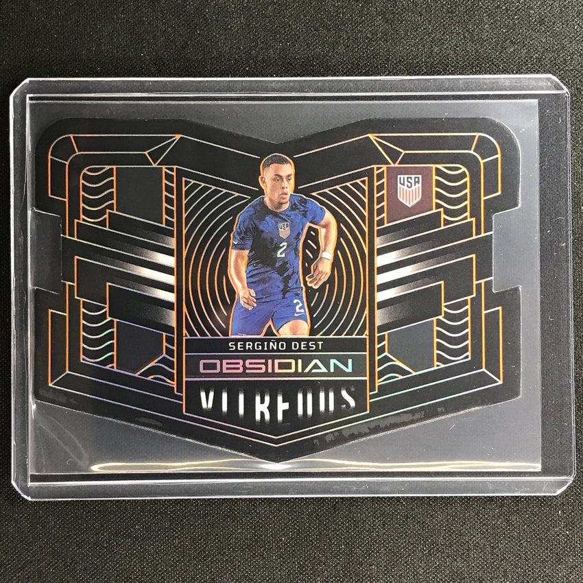 2022-23 Obsidian Sergino Dest Vitreous Die-cut Electric Etch Orange 35/65