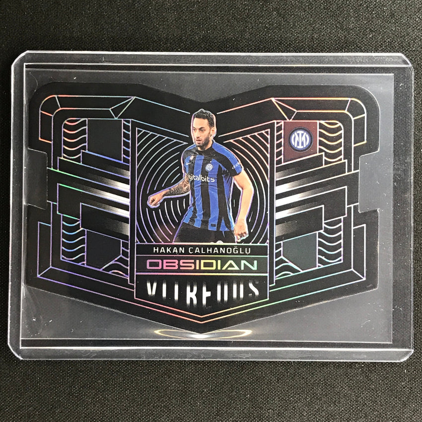 2022-23 Obsidian Hakan Calhanoglu Vitreous Die-cut Electric Etch Purple 8/30