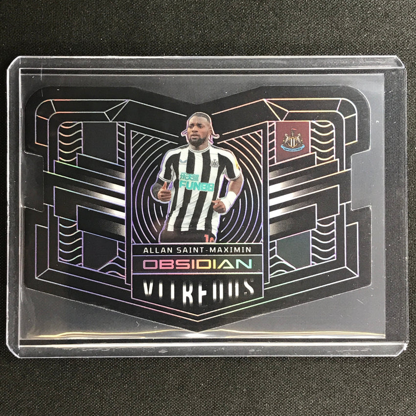2022-23 Obsidian Allan Saint-maximin Vitreous Die-cut Electric Etch Purple 12/30