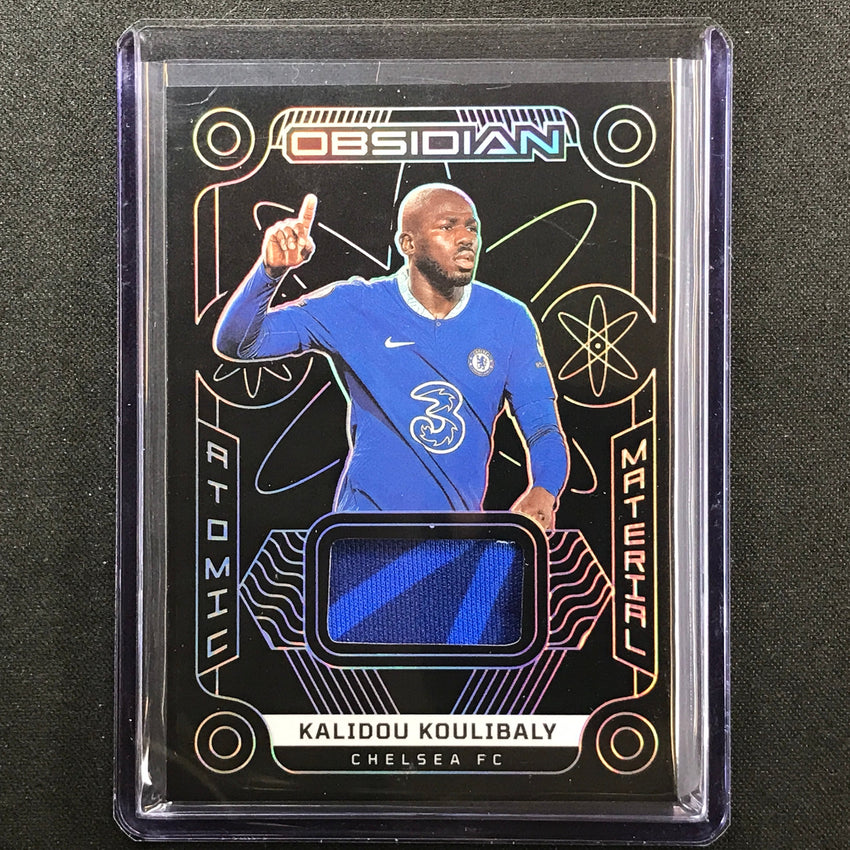 2022-23 Obsidian Kalidou Koulibaly Atomic Material Relic Silver 23/199