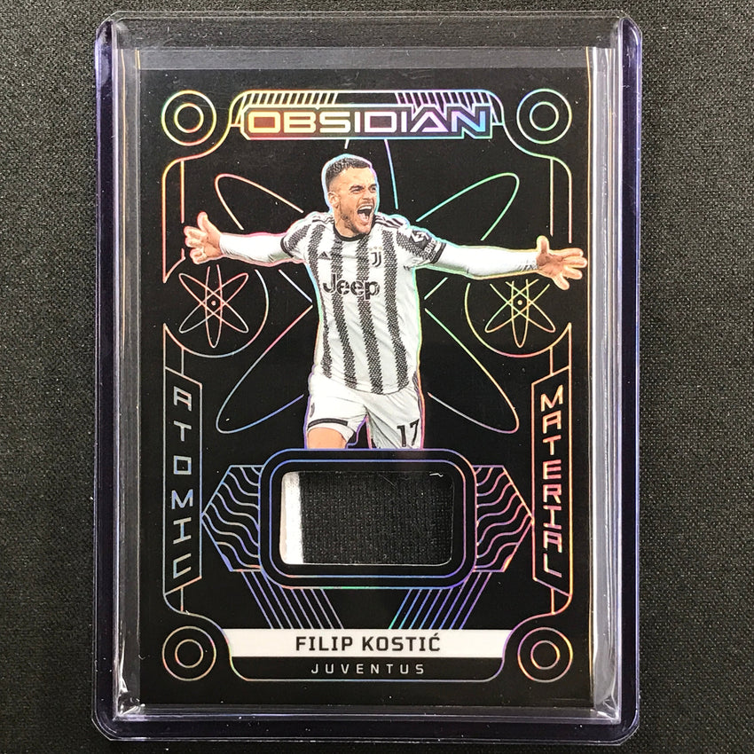 2022-23 Obsidian Filip Kostic Atomic Material Relic Silver 74/199
