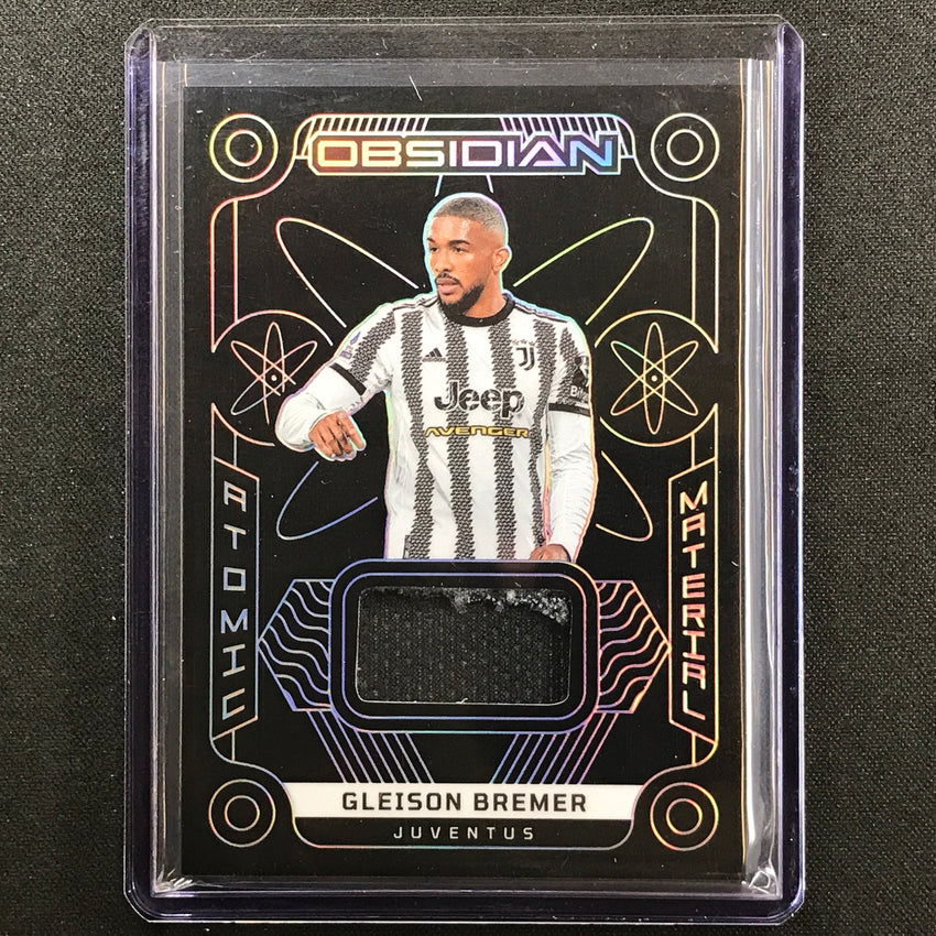 2022-23 Obsidian Gleison Bremer Atomic Material Relic Silver 32/199