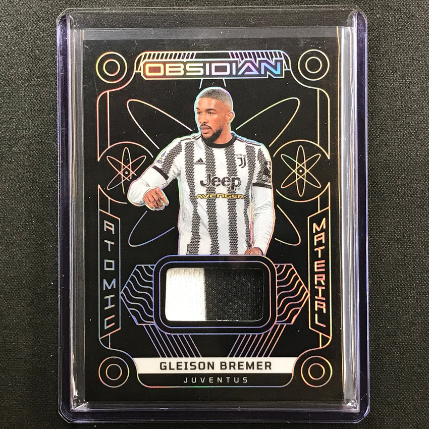 2022-23 Obsidian Gleison Bremer Atomic Material Relic Silver 37/199