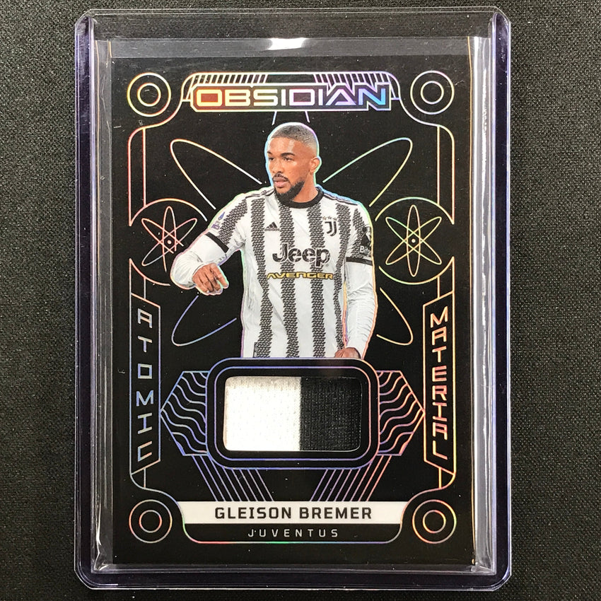 2022-23 Obsidian Gleison Bremer Atomic Material Relic Silver 146/199