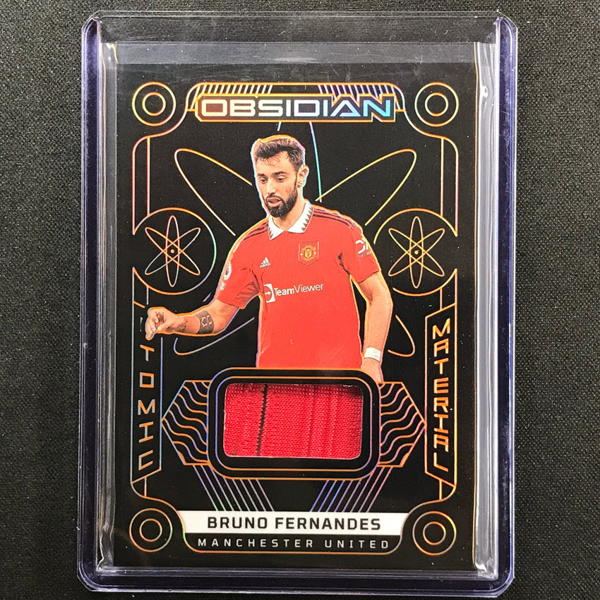 2022-23 Obsidian Bruno Fernandes Atomic Material Relic Electric Orange 59/75