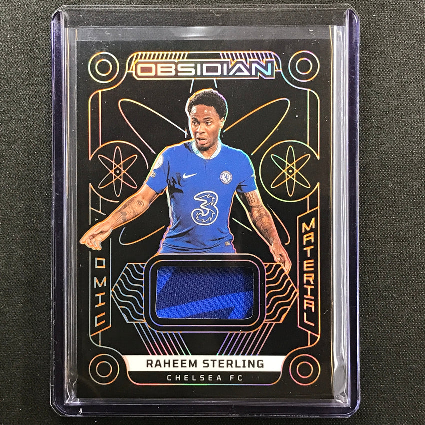 2022-23 Obsidian Raheem Sterling Atomic Material Relic Electric Orange 23/75