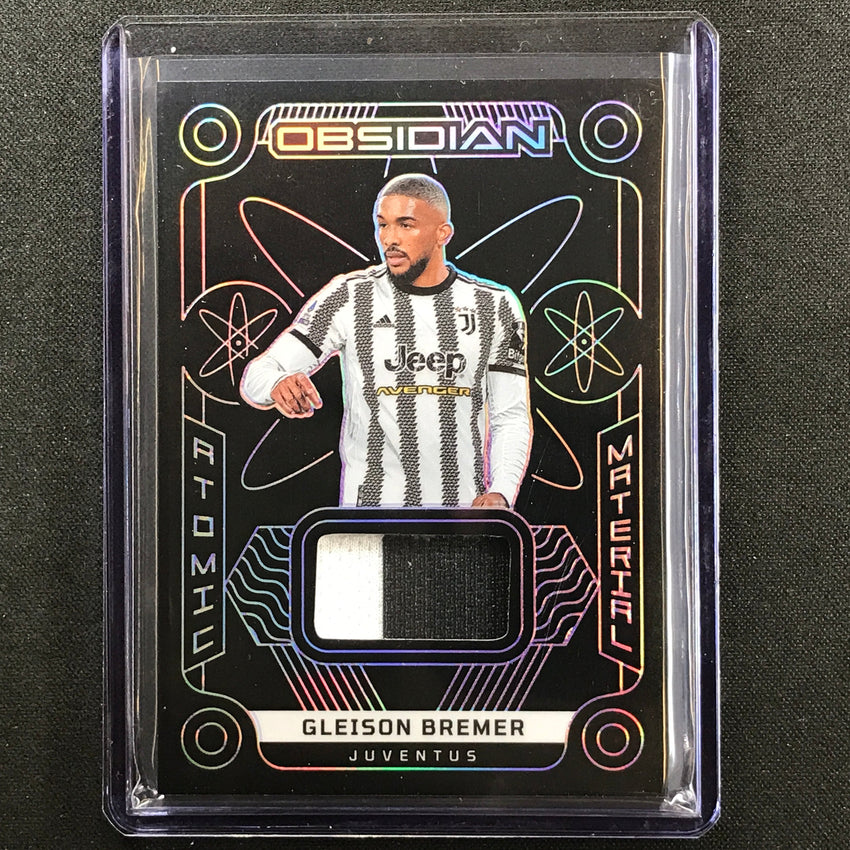 2022-23 Obsidian Gleison Bremer Atomic Material Relic Electric Etch Purple 3/50