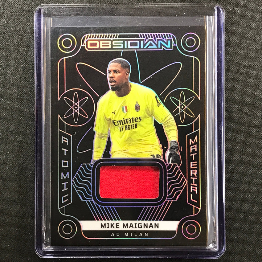 2022-23 Obsidian Mike Maignan Atomic Material Relic Electric Etch Purple 24/25