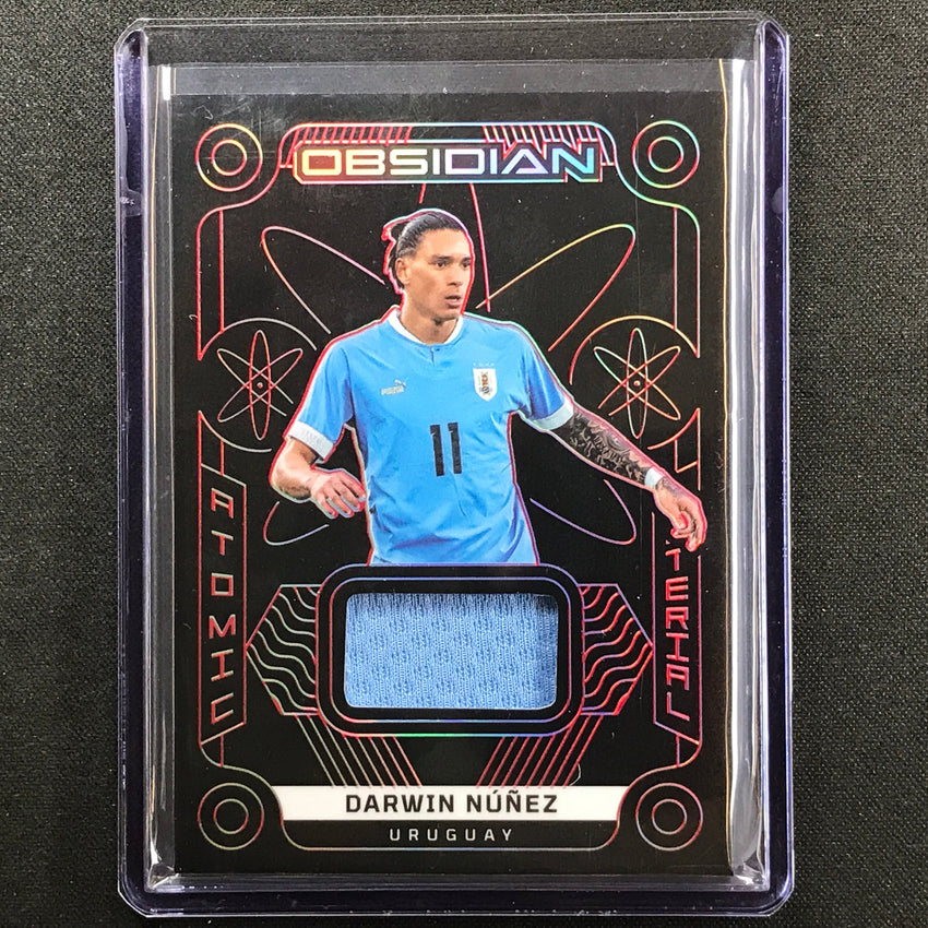 2022-23 Obsidian Darwin Nunez Atomic Material Relic Electric Etch Red 7/25