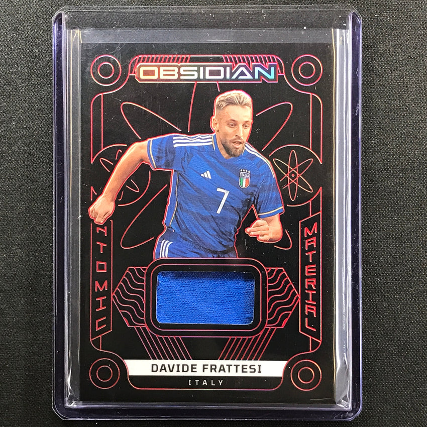 2022-23 Obsidian Davide Frattesi Atomic Material Relic Electric Etch Red 4/15
