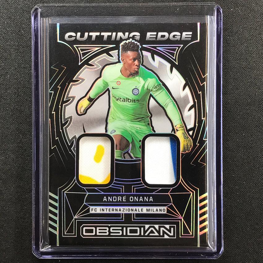2022-23 Obsidian Andre Onana Cutting Edge Relic Silver 175/199