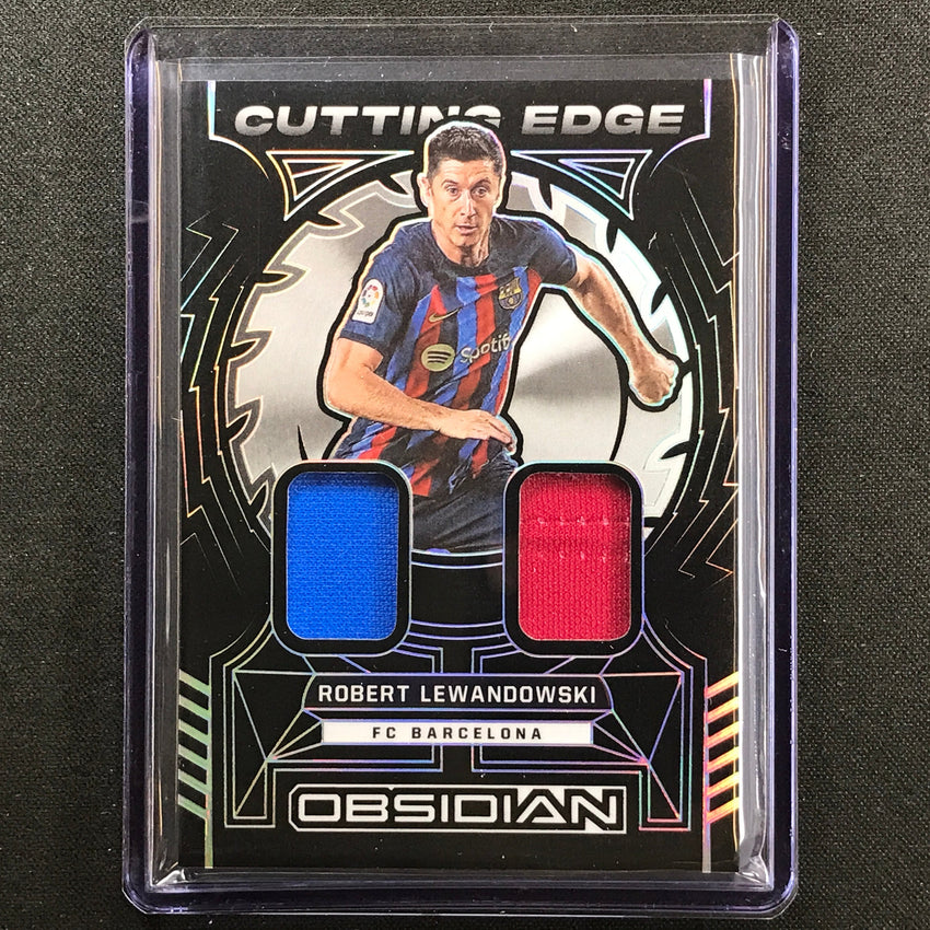 2022-23 Obsidian Robert Lewandowski Cutting Edge Relic Silver 171/199
