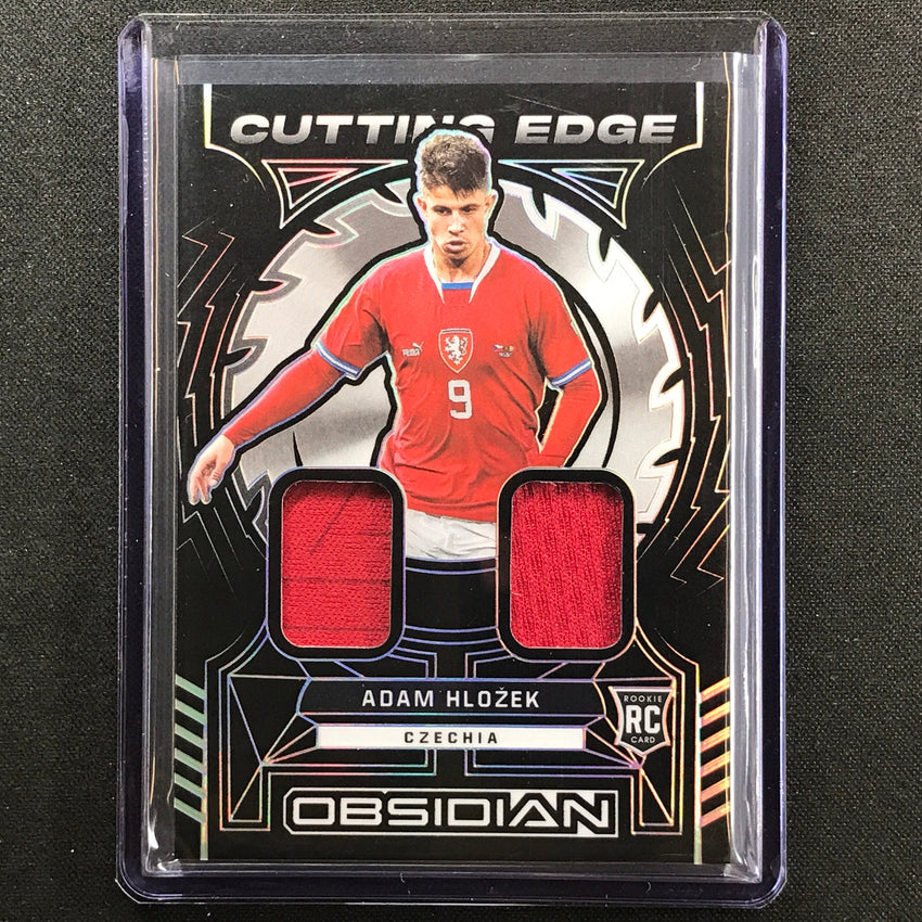 2022-23 Obsidian Adam Hlozek Cutting Edge Rookie Relic Silver 179/199