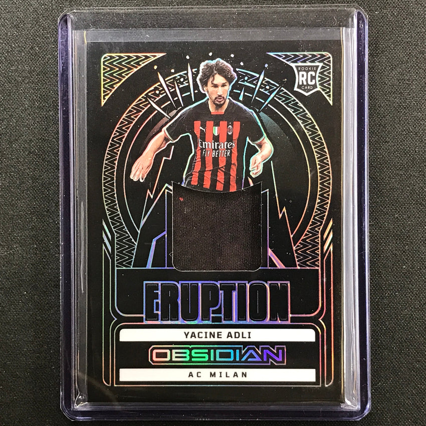2022-23 Obsidian Yacine Adli Eruption Rookie Relic Silver 17/199
