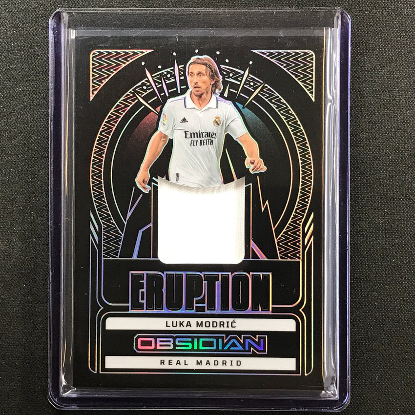 2022-23 Obsidian Luka Modric Eruption Relic Silver 129/199