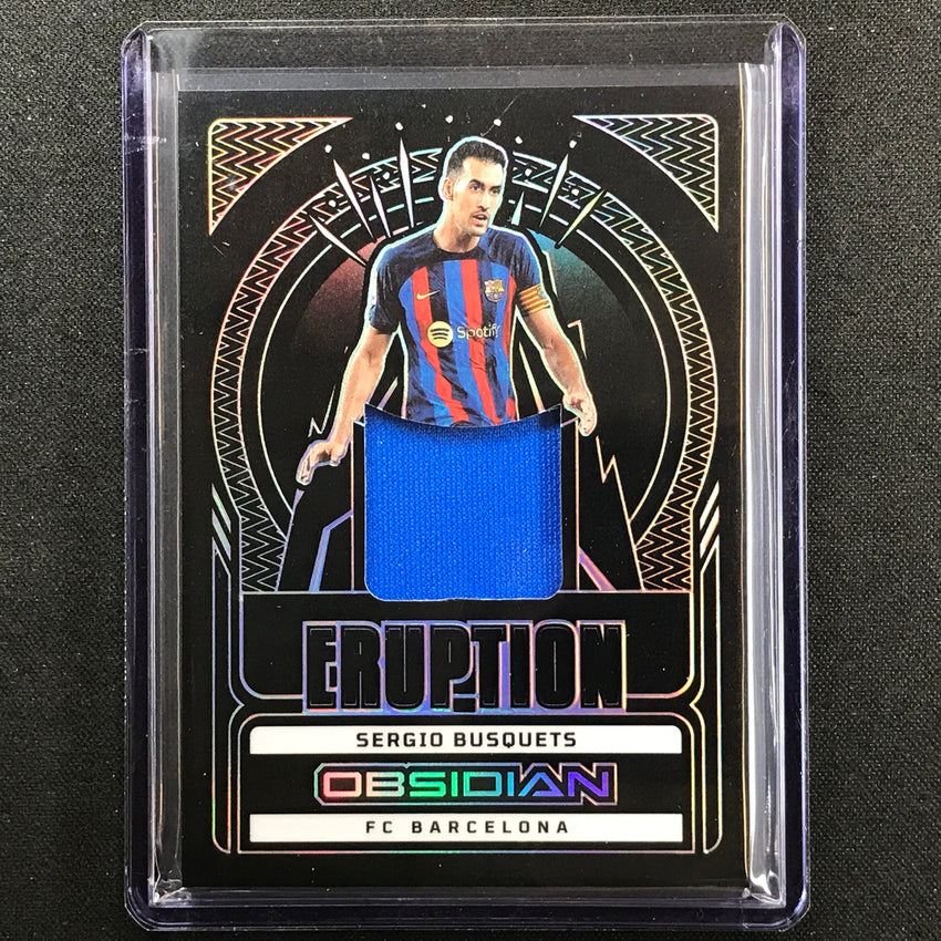 2022-23 Obsidian Sergio Busquets Eruption Relic Silver 22/199