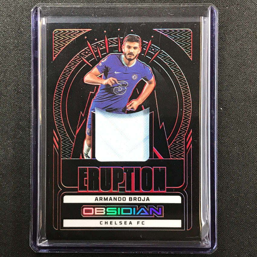 2022-23 Obsidian Armando Broja Eruption Relic Electric Etch Red 8/25