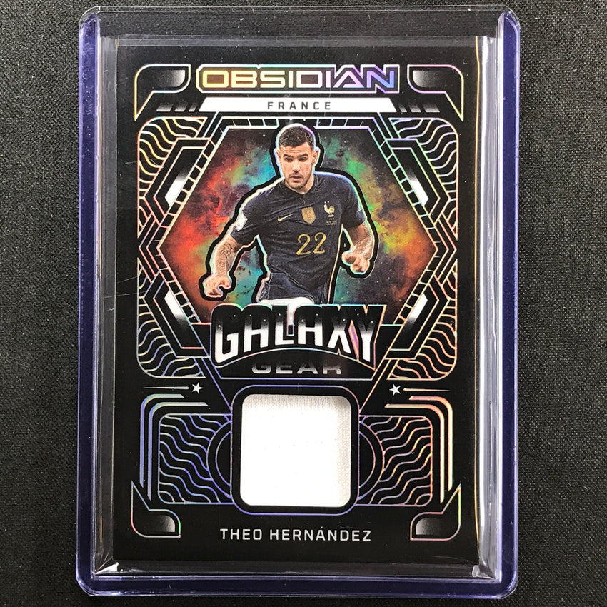 2022-23 Obsidian Theo Hernandez Galaxy Gear Relic Silver 88/199