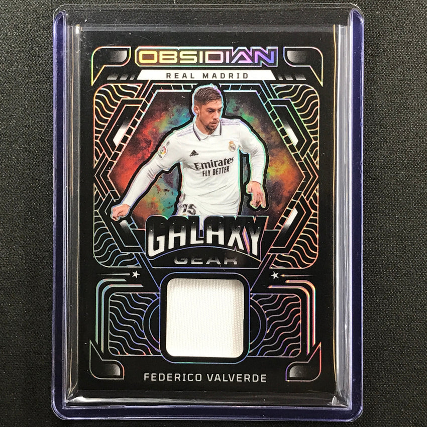 2022-23 Obsidian Federico Valverde Galaxy Gear Relic Silver 106/199