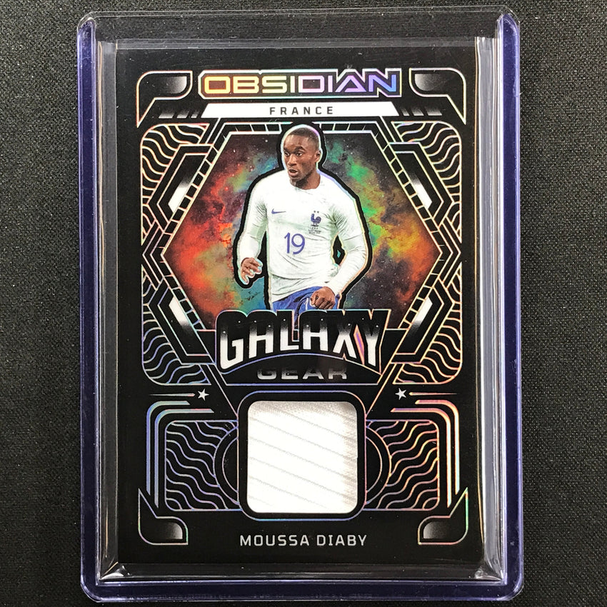 2022-23 Obsidian Moussa Diaby Galaxy Gear Relic Silver 93/199