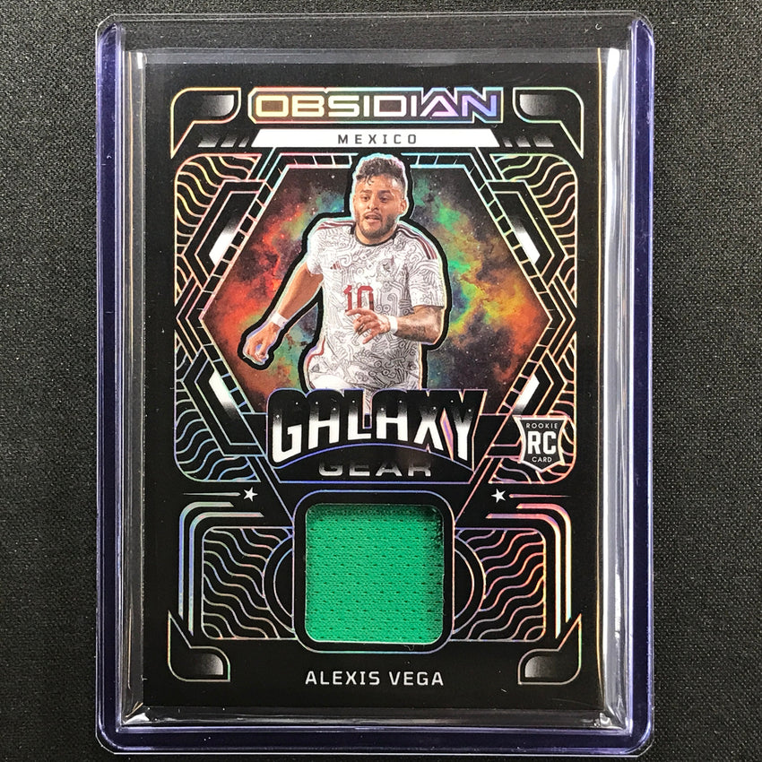 2022-23 Obsidian Alexis Vega Galaxy Gear Rookie Relic Silver 165/199