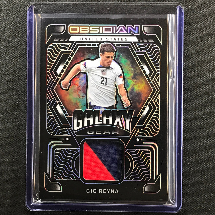 2022-23 Obsidian Gio Reyna Galaxy Gear Relic Silver 2/99