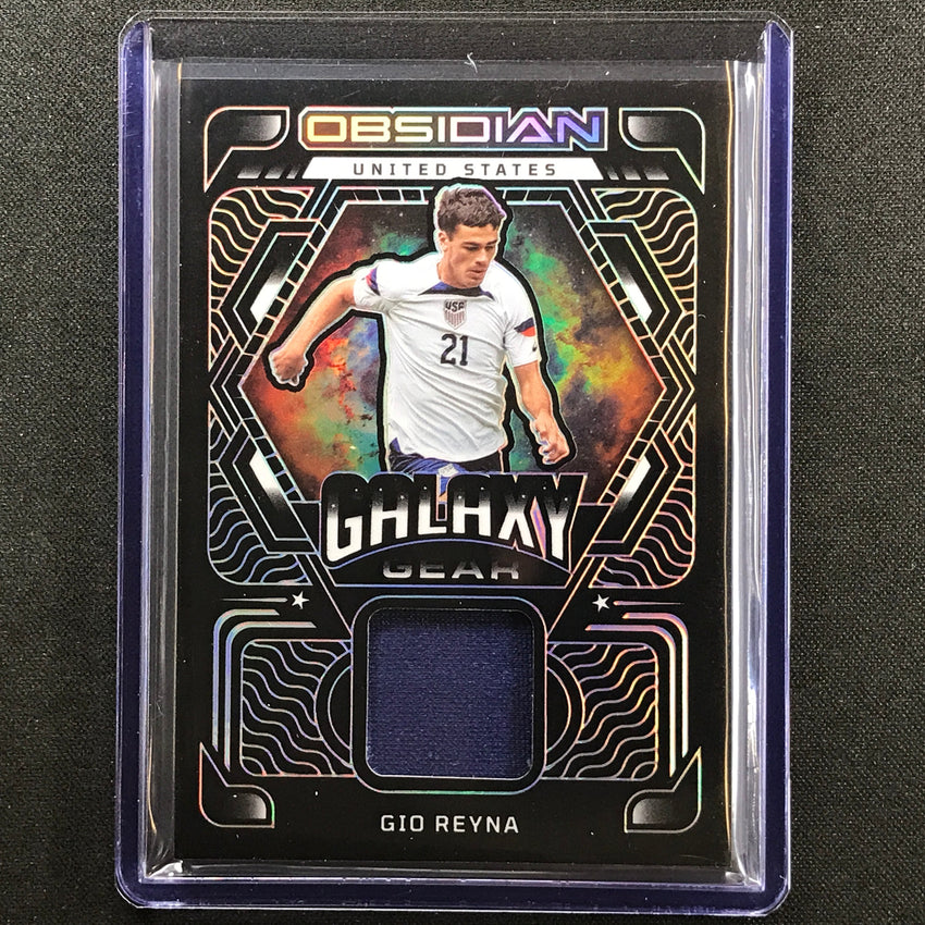 2022-23 Obsidian Gio Reyna Galaxy Gear Relic Silver 3/99