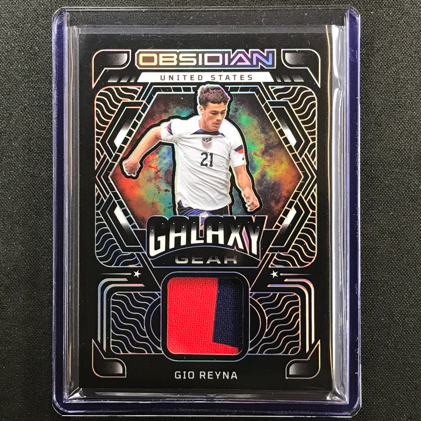 2022-23 Obsidian Gio Reyna Galaxy Gear Relic Silver 77/99