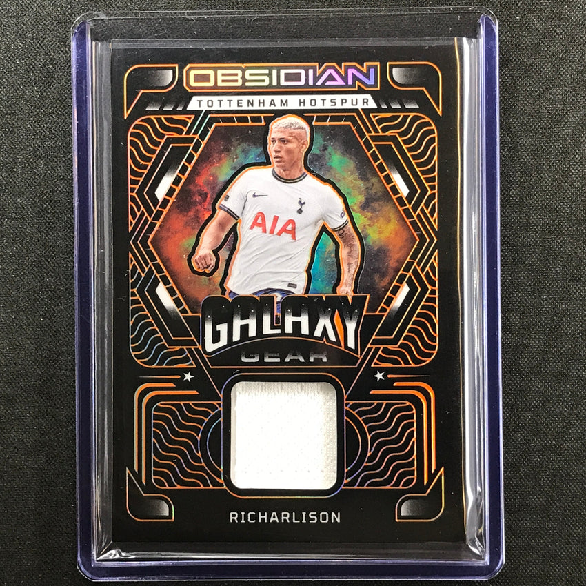 2022-23 Obsidian Richarlison Galaxy Gear Relic Electric Etch Orange 64/75