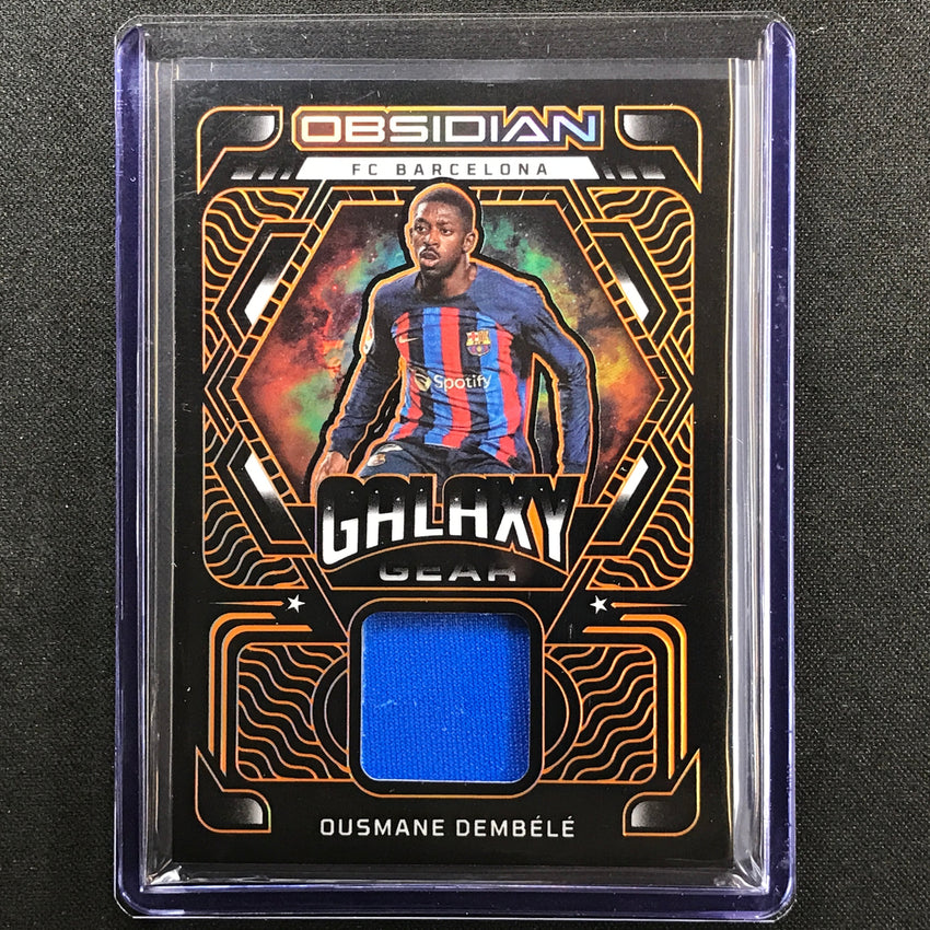 2022-23 Obsidian Ousmane Demeble Galaxy Gear Relic Electric Etch Orange 5/25
