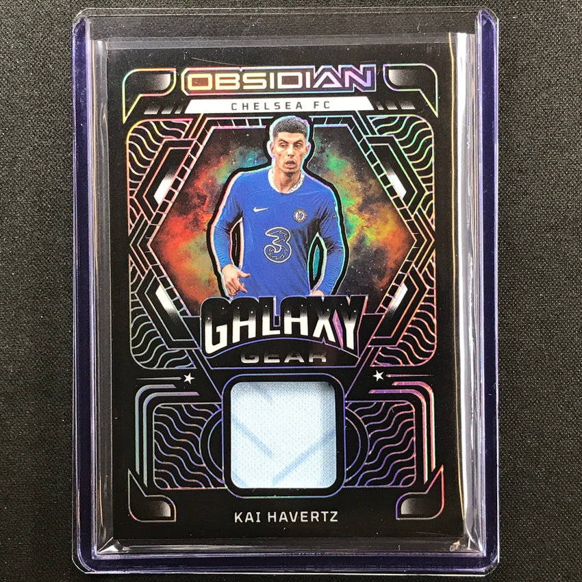 2022-23 Obsidian Kai Havertz Galaxy Gear Relic Electric Etch Purple 23/50